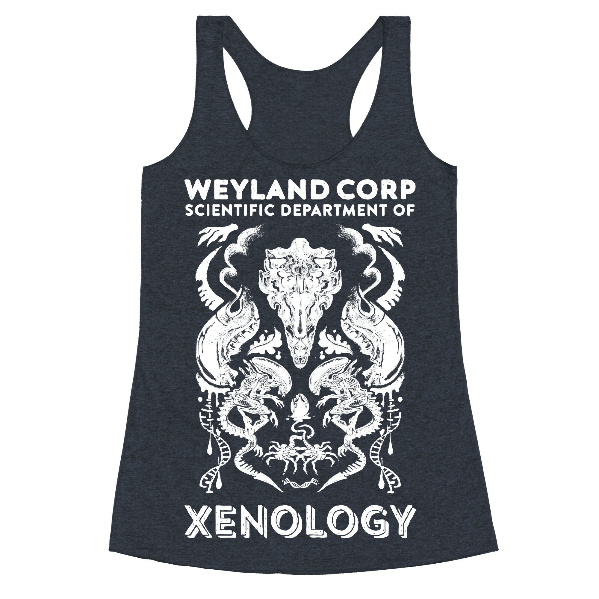 Weyland Corp Scientific Department Of Xenology Racerback Tank
